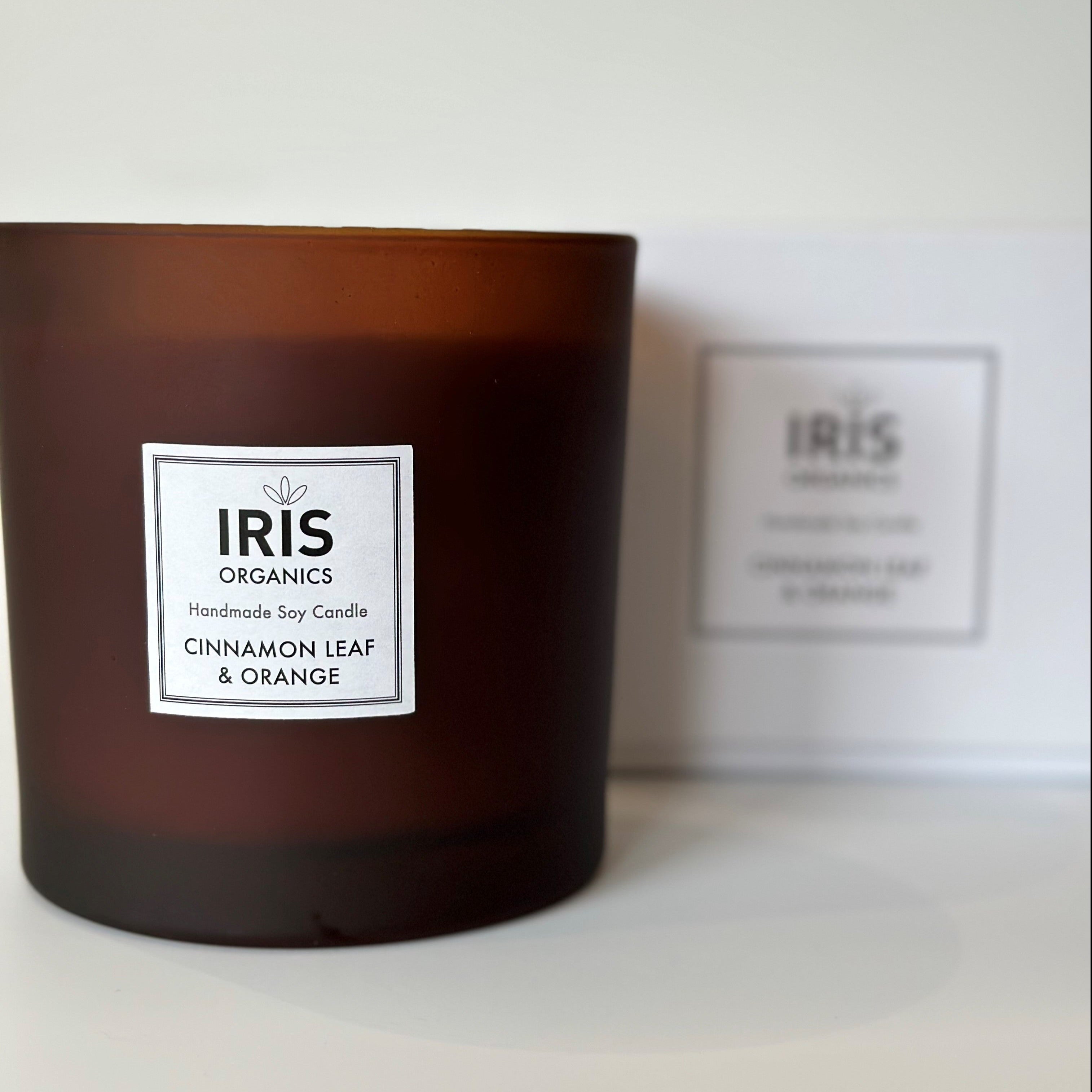 Cinnamon Leaf & Orange Three Wick Candle