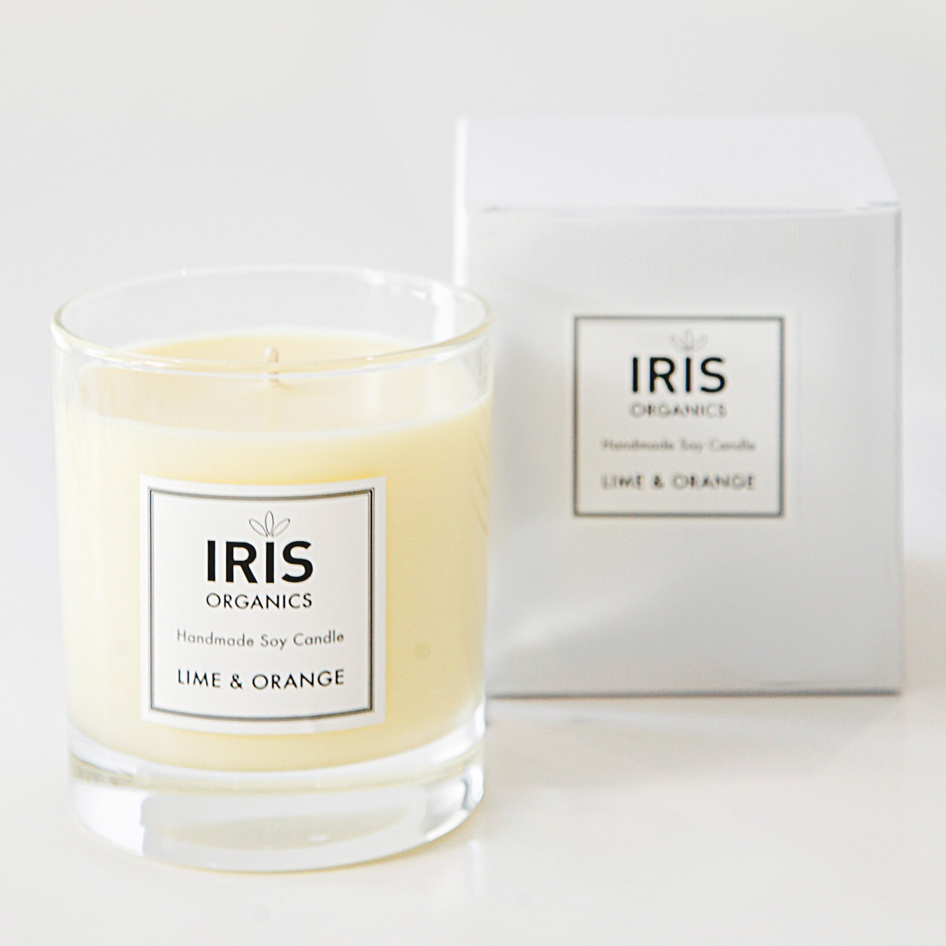 Lime and Orange Candle