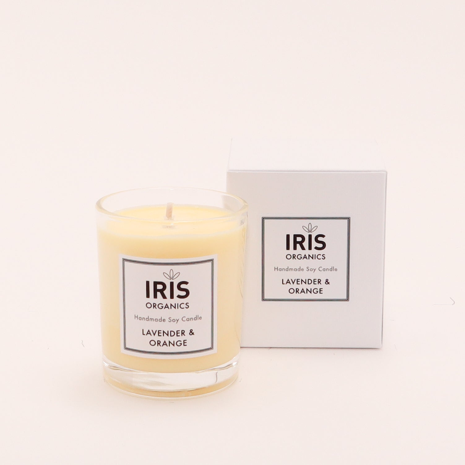 Lavender and Orange Mini-Votive Candle