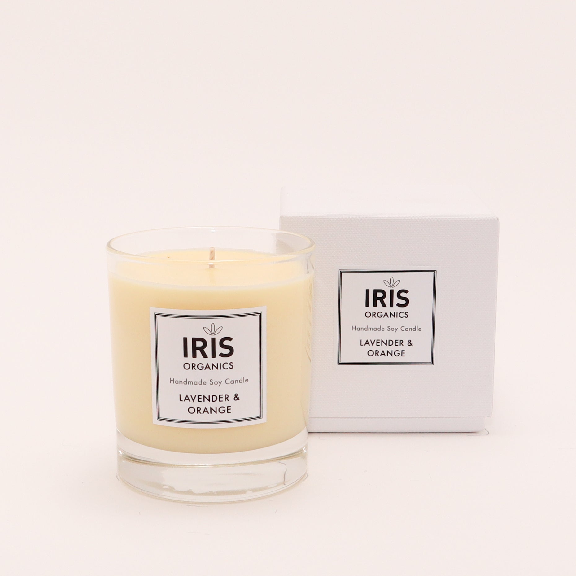 Lavender and Orange Candle
